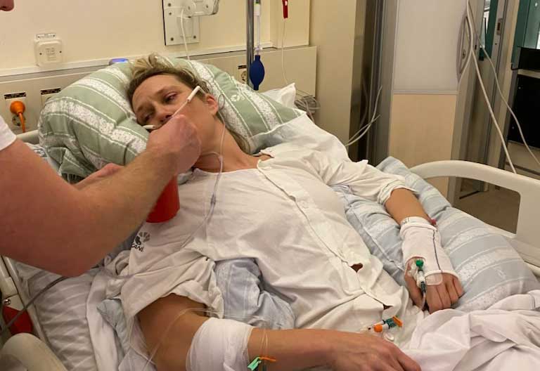 Tvåbarnsmamman Elin fick en stroke: ”Allt jag kunde tänka på var att jag måste träffa mina barn innan jag dör”